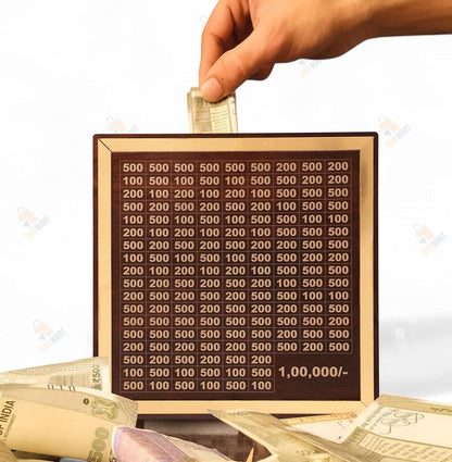 1 Lakh Saving Challenge Box – Smart Money Habit Builder for Kids and Adults.