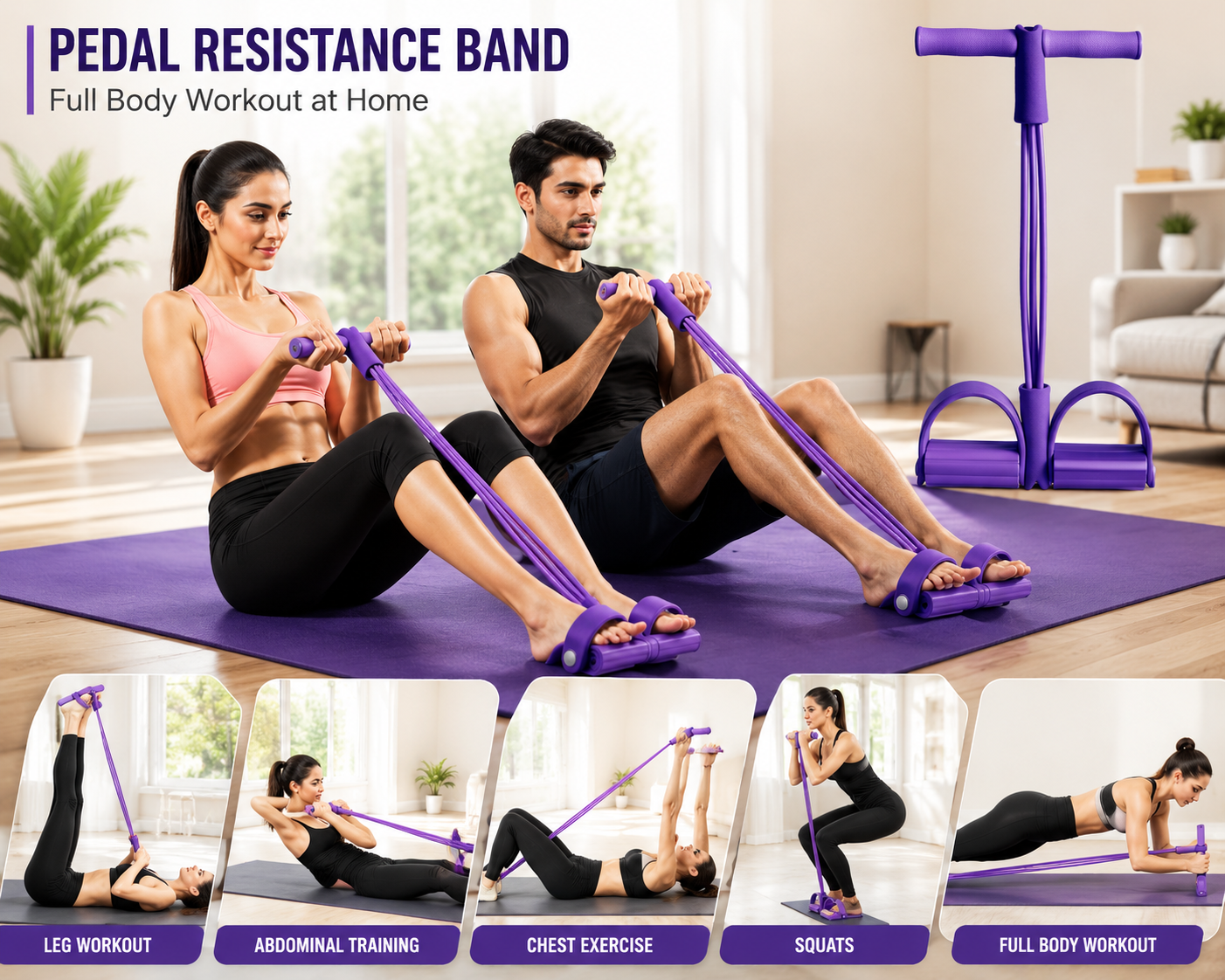 FlexFit Pedal Pro  – Full Body Home Fitness Trainer