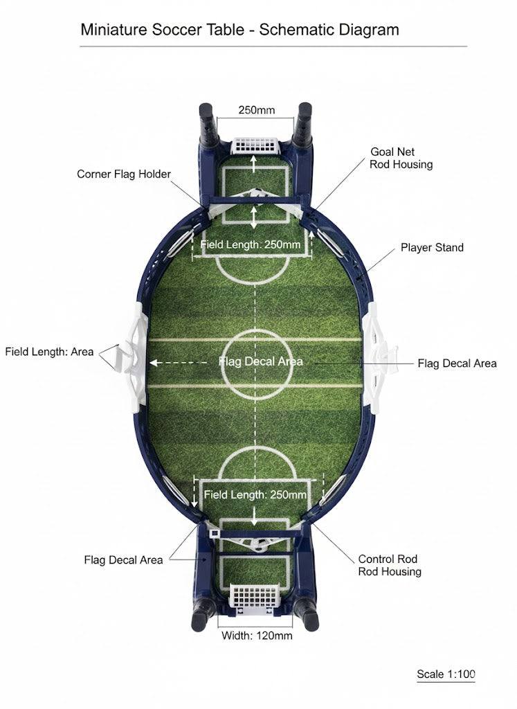 Desktop Football Table Game Indoor Game for Kids.